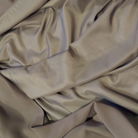 Azazie Everett Dress Steel Gray Size 8 - Picture 13 of 16